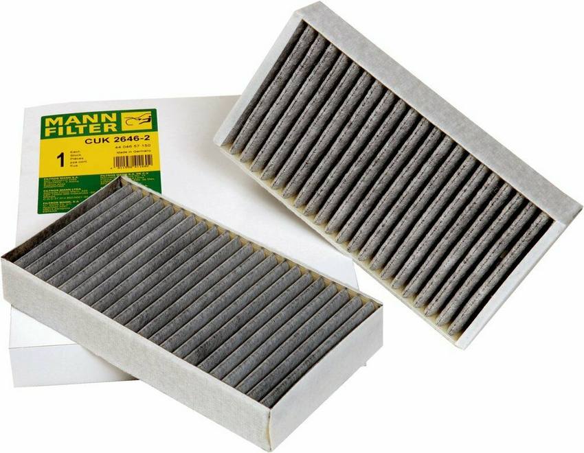 Mercedes Cabin Air Filter Set (Activated Charcoal) 164830021864 - MANN-FILTER CUK26462